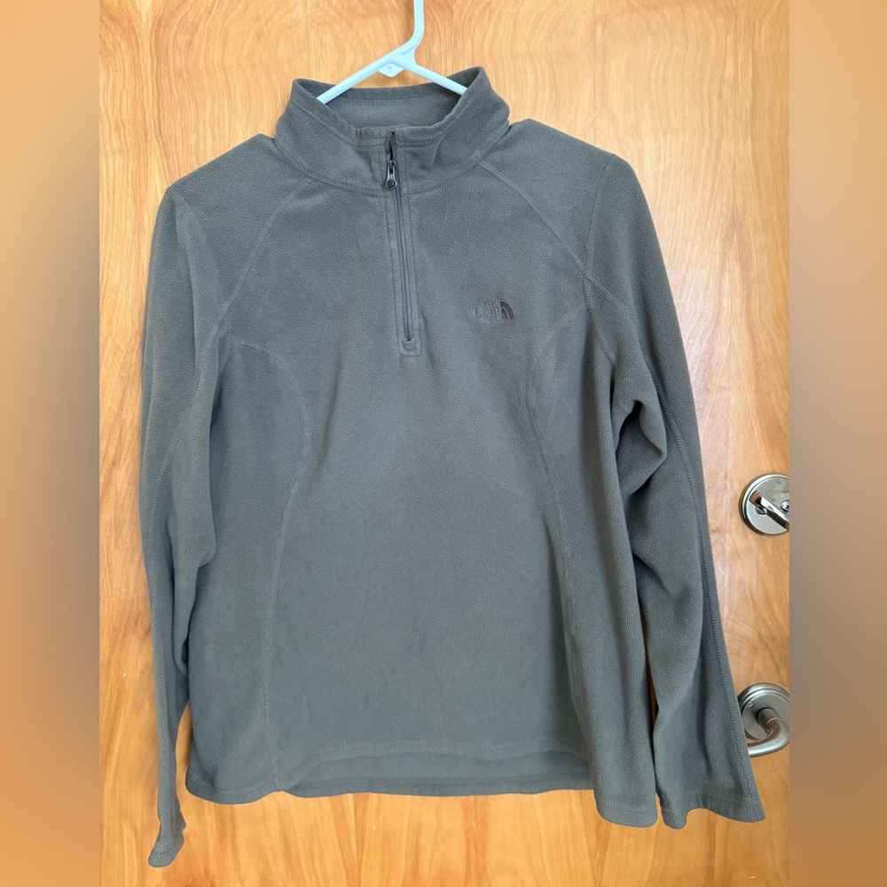 The North Face Taupe Fleece Pullover
